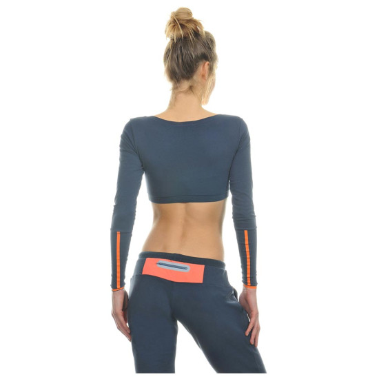 Bodytalk Γυναικεία μακρυμάνικη μπλούζα crop Bodytalk Γυναικεία μακρυμάνικη μπλούζα crop